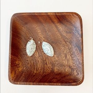 Square wooden Jewelry Tray